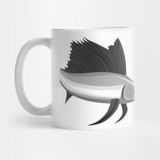 Billfish Jumping Retro Mug